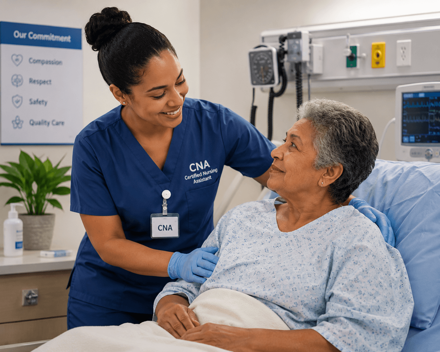CNA → certified clinical support